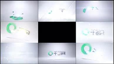 8组简约商务风企业标志展示片头片尾视频的预览图